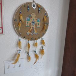 Indian Spirit Clock 12" Leather
