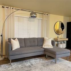 West Elm Reversible Sectional Couch 