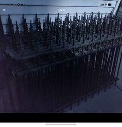 Metal fence