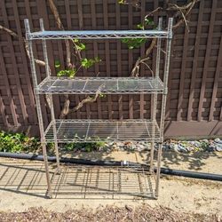 Heavy Duty Metal 4-Tier Rack 14"x36"x54" Shelf