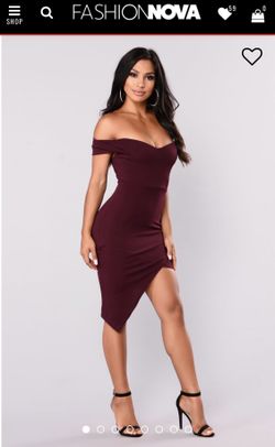 Fashion Nova Plum Dress Small