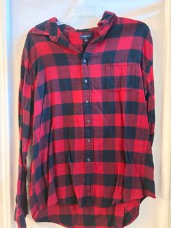 Croft & Barrow Flannel Buffalo Plaid Shirt XL
