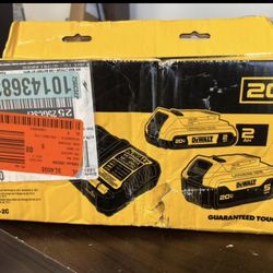 DEWALT 20V MAX Lithium-Ion Battery Kit with 5.0Ah and 2.0Ah Battery and Charger