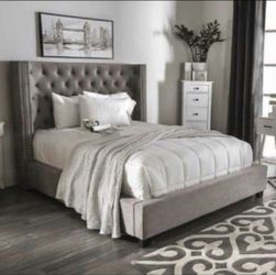 Queen Bed Frame With Mattress 