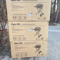Dyna-glo New Portable Charcoal GriNever Used With Wheels $130 Each