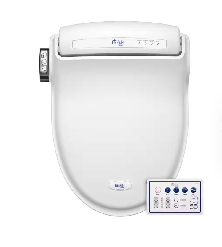 BB-1000 Supreme Electric Bidet Seat for Elongated Toilets in White