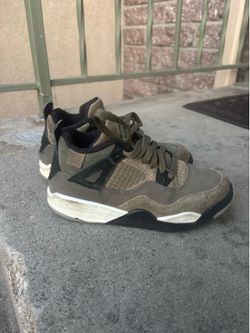 Jordan 4 SE retro low craft olive kids size 13