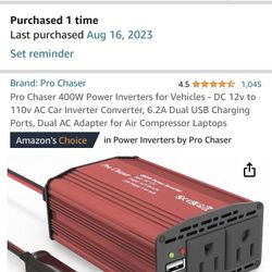 New Pro Chaser Chaser Charger 
