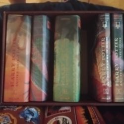 Harry Potter Hard Cover In A Collector's Trunk Box