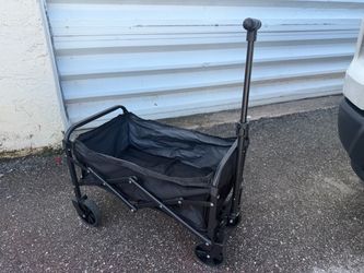 Tiny Metal Folding Utility Wagon! Great condition! 23x14x17in