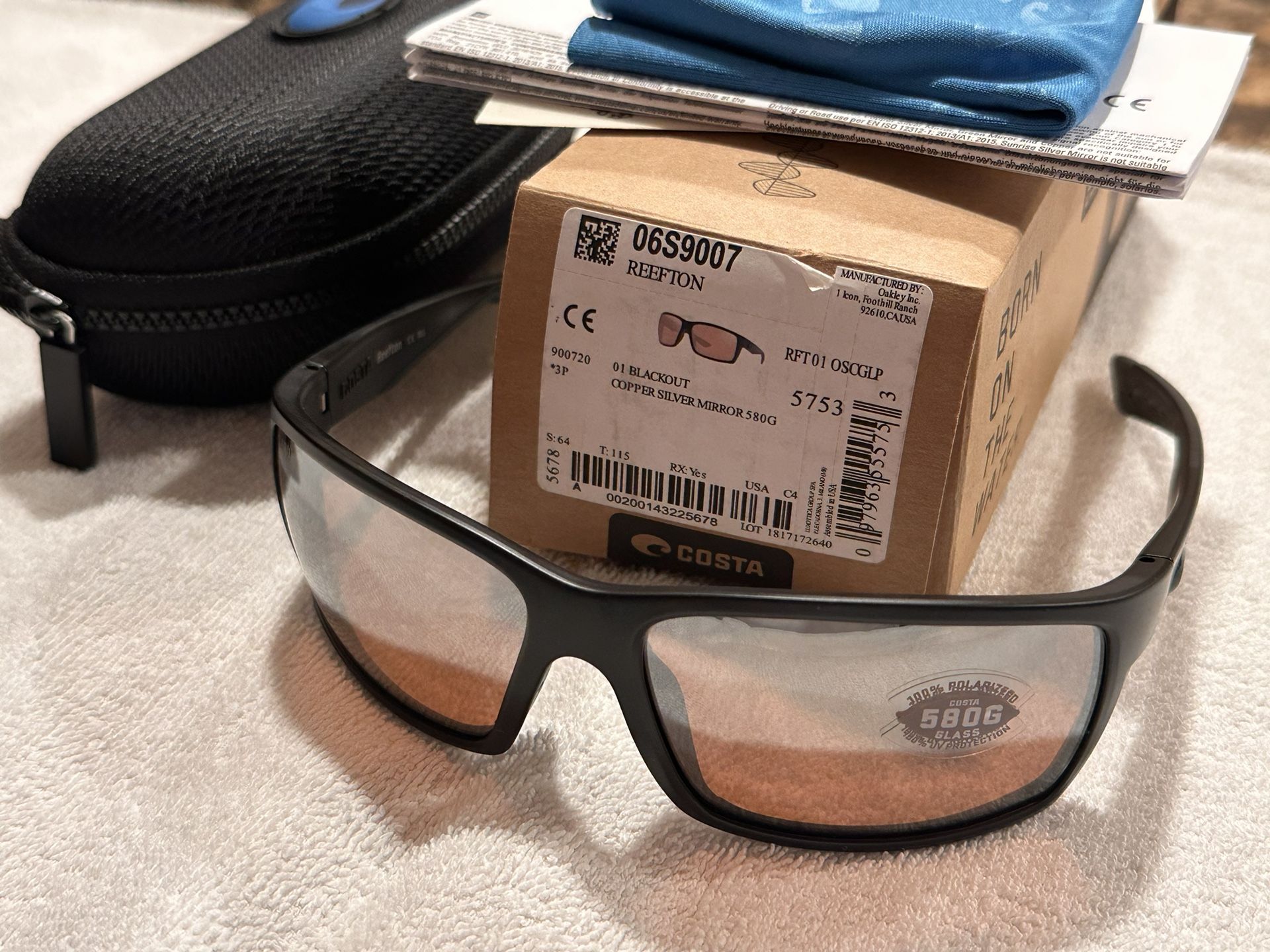 Costa Del Mar Sunglasses Reefton 580G 