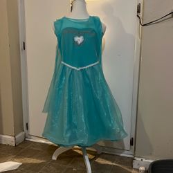 Disney Dress Princess Elsa Halloween Costume 