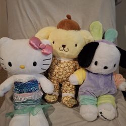 Pochacco, Hello Kitty And Pompompurin Build A Bears