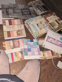 Tons Of Various Cardstock Paper Pads 