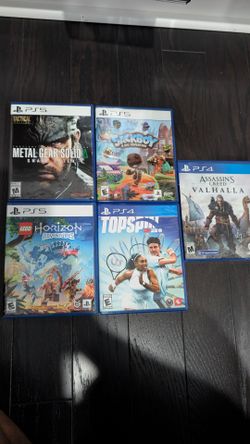 PS5 & PS4 Games — Prices in Description