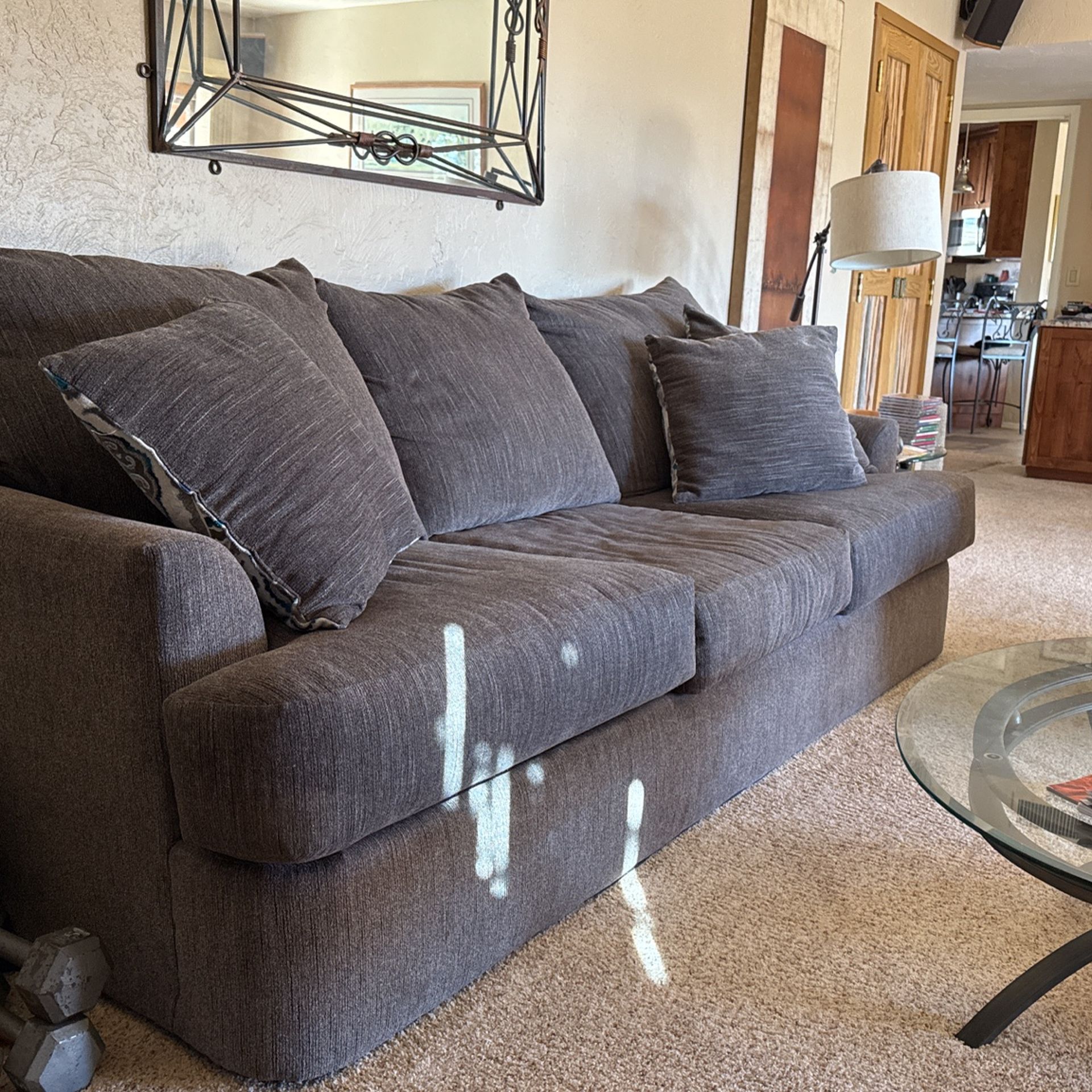 Super comfy 8’ Sofa (by Simmons)