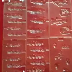 6 Halloween candy molds