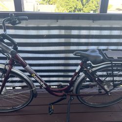 Geoby step through electric bike 7 gear e-bike 