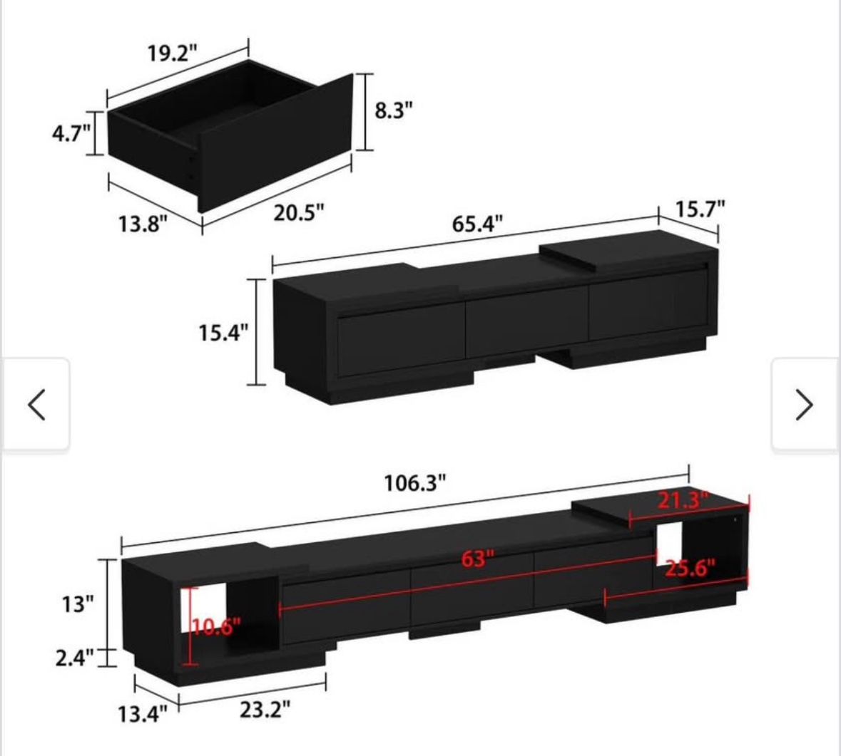 Tv Console - AVAILABLE