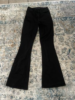 Black Bell Bottoms / Flare Pants