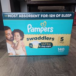 Pampers diapers size 5