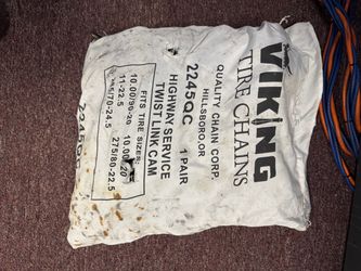NEW TIRE CHAINS VIKING TWIST LINK CAM #2247QC 1 PAIR
