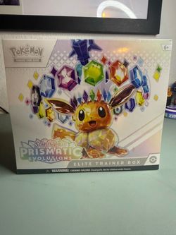 Pokemon prismatic evolution ETB elite trainer box