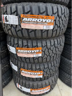 LT285/55/20 ARROYO RT 4 NEW TIRES INSTALLED ✅ INSTALADAS ✅