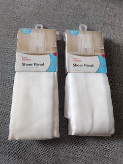 Sheer Curtains - 4 panels