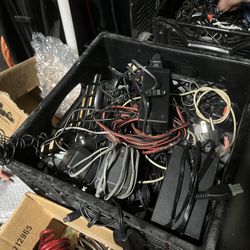 Box Of Wires Tech Gadget Plug