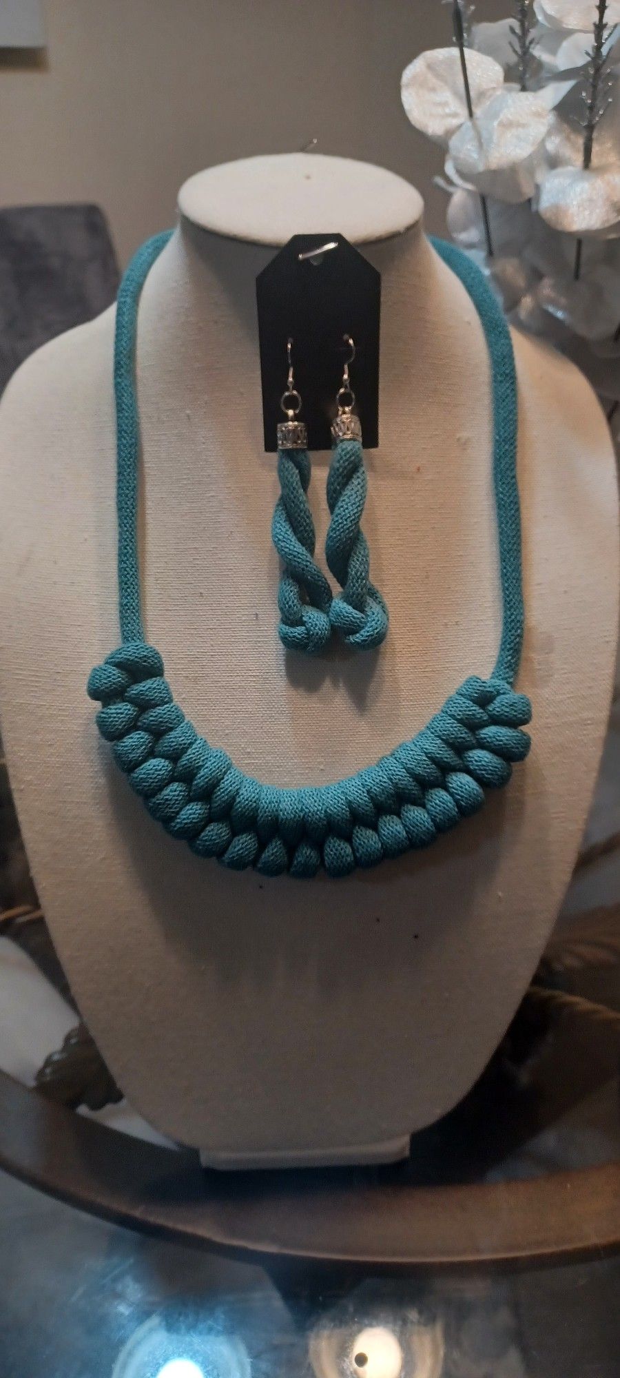 Fabric Necklace Set 