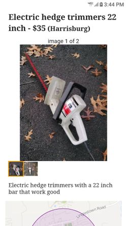 Electric hedge trimmer Craftsman