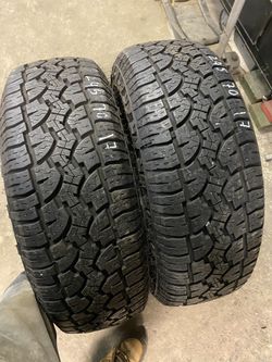 Pair Tires Like New 245 70 16