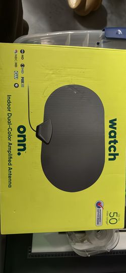 Indoor dual color amplified antenna