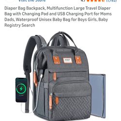 Diaper backpack