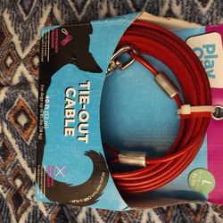 DOG OUTDOOR Tie - Out Cable 40ft (Brand New)