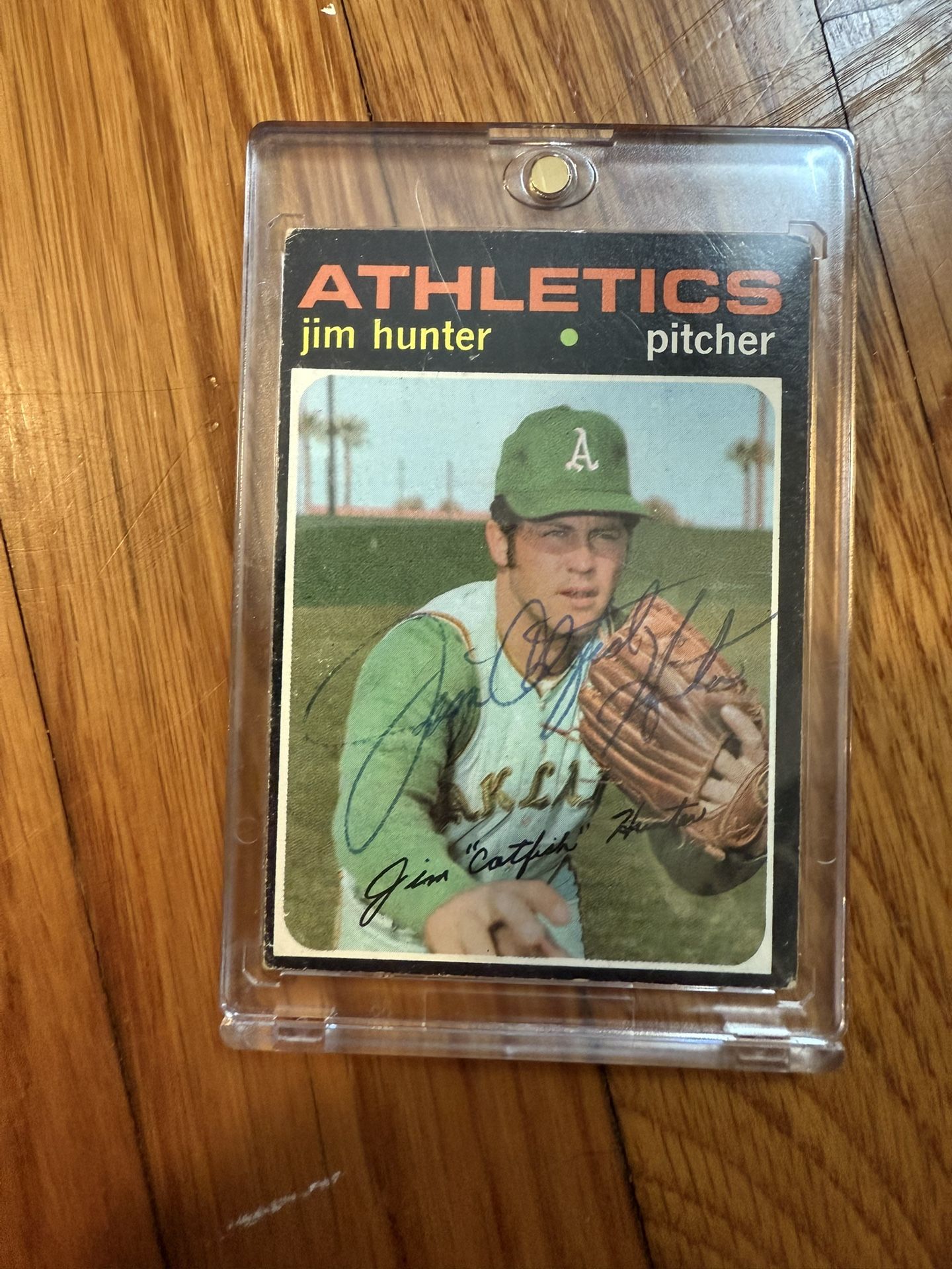 Jim Hunter Signed Card 