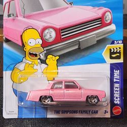 Hot Wheels The Simpsons Family Car 