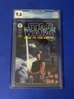 Star Wars Heir to the Empire #1 CGC 9.6 1st Appearance Grand Admiral Thrawn 1995