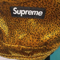 Supreme Leopard Print Backpack
