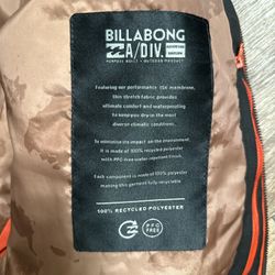 Black billabong adventure line jacket.