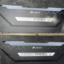 corsair ddr4 8 gb ram x2
