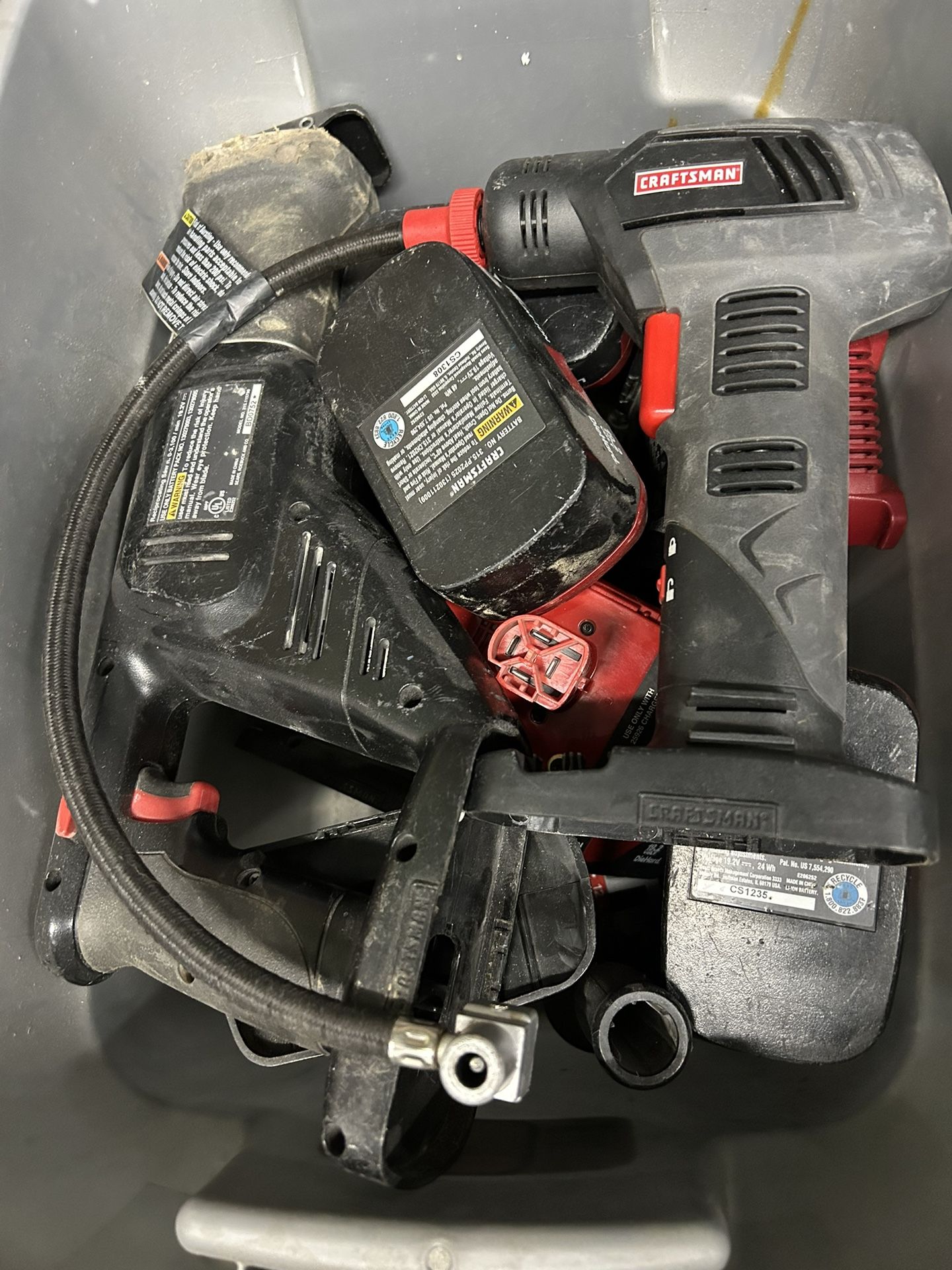 Craftsman Power Tool Bundle with Batteries and Charger