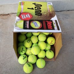 80+ (box full) Used Tennis Balls