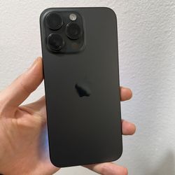 Apple iPhone 15 Pro Max 256gb Unlock No Sim Restrictions Great Battery Black Color 