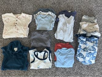 Organic Cotton Baby Clothes Bundle 0-3 Months