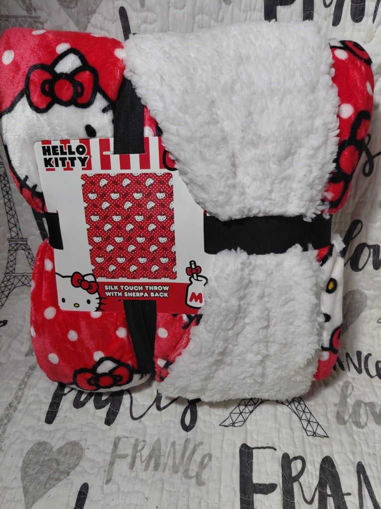 Hello Kitty Sherpa Blanket