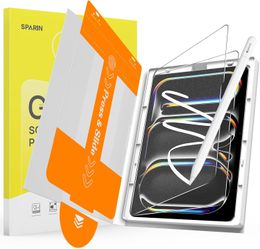 SPARIN 2 Pack Paper Glass Screen Protector for iPad Pro 13 Inch M5/M4