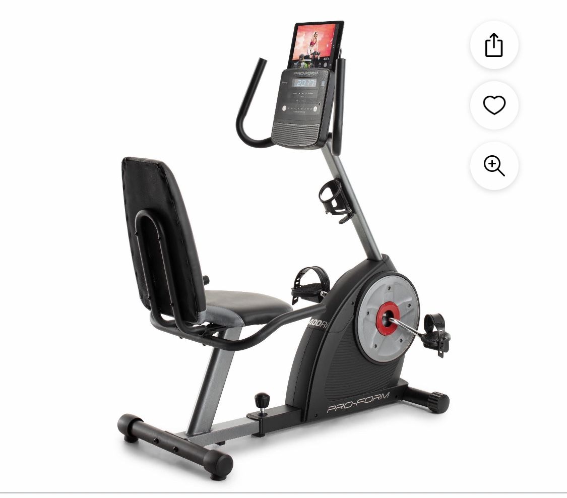 ProForm Cycle Trainer 400 Ri Stationary Exercise Bike, Compatible with FIT Personal Training