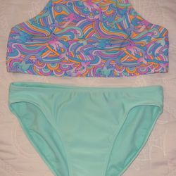 Wonder Nation Girl’s Bathing Suit Swimsuit Size XXL (18)